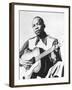 John Lee Hooker (1917-2001) American Blues Guitarist Here in 1947-null-Framed Photo