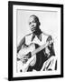 John Lee Hooker (1917-2001) American Blues Guitarist Here in 1947-null-Framed Photo