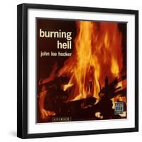 John Lee Hooker - Burning Hell-null-Framed Art Print