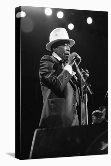 John Lee Hooker, Royal Festival Hall, London, 1988-Brian O'Connor-Stretched Canvas