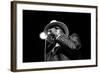 John Lee Hooker, Royal Festival Hall, London, 1988-Brian O'Connor-Framed Photographic Print