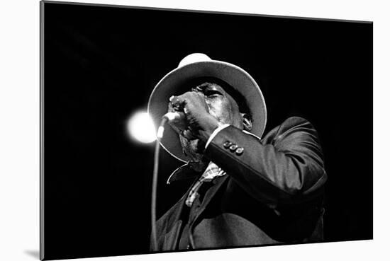 John Lee Hooker, Royal Festival Hall, London, 1988-Brian O'Connor-Mounted Photographic Print