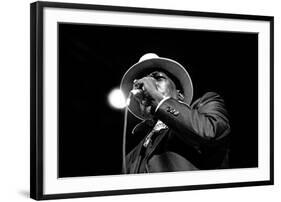 John Lee Hooker, Royal Festival Hall, London, 1988-Brian O'Connor-Framed Photographic Print