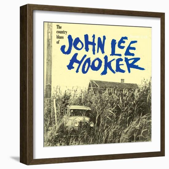 John Lee Hooker - The Country Blues of John Lee Hooker-null-Framed Art Print