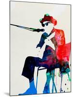 John Lee Hooker Watercolor-Lora Feldman-Mounted Art Print