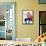 John Lee Hooker Watercolor-Lora Feldman-Framed Stretched Canvas displayed on a wall