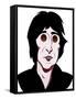 John Lennon, English singer, songwriter, colour 'graphic' caricature, 2005/10 by Neale Osborne-Neale Osborne-Framed Stretched Canvas