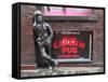 John Lennon Sculpture, Mathew Street, Liverpool, Merseyside, England, United Kingdom, Europe-Wendy Connett-Framed Stretched Canvas