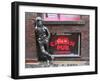 John Lennon Sculpture, Mathew Street, Liverpool, Merseyside, England, United Kingdom, Europe-Wendy Connett-Framed Premium Photographic Print