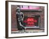 John Lennon Sculpture, Mathew Street, Liverpool, Merseyside, England, United Kingdom, Europe-Wendy Connett-Framed Photographic Print