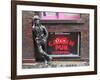 John Lennon Sculpture, Mathew Street, Liverpool, Merseyside, England, United Kingdom, Europe-Wendy Connett-Framed Photographic Print