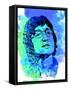 John Lennon Wayercolor-Nelly Glenn-Framed Stretched Canvas
