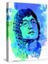 John Lennon Wayercolor-Nelly Glenn-Stretched Canvas