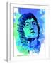 John Lennon Wayercolor-Nelly Glenn-Framed Art Print