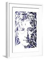 John Lennon-Cristian Mielu-Framed Art Print