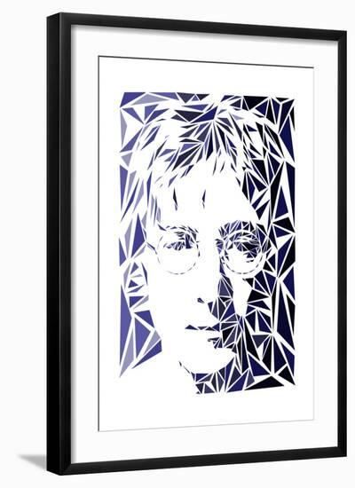 John Lennon-Cristian Mielu-Framed Art Print