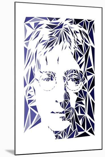 John Lennon-Cristian Mielu-Mounted Art Print