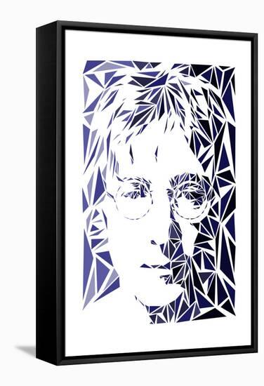 John Lennon-Cristian Mielu-Framed Stretched Canvas