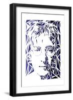 John Lennon-Cristian Mielu-Framed Art Print