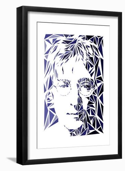 John Lennon-Cristian Mielu-Framed Art Print