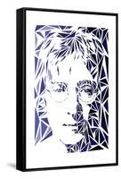 John Lennon-Cristian Mielu-Framed Stretched Canvas