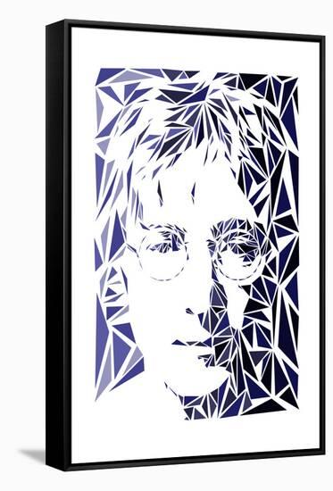 John Lennon-Cristian Mielu-Framed Stretched Canvas