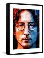 John Lennon-Enrico Varrasso-Framed Stretched Canvas