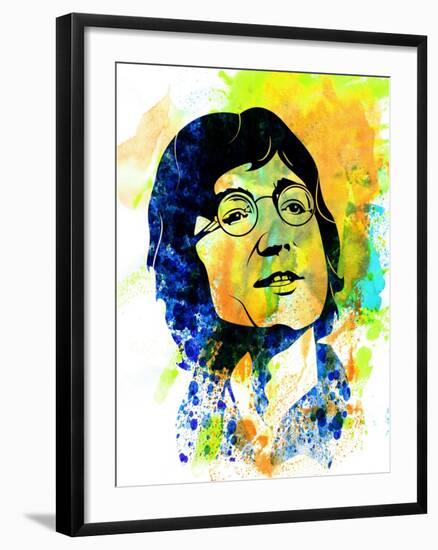 John Lennon-Nelly Glenn-Framed Art Print
