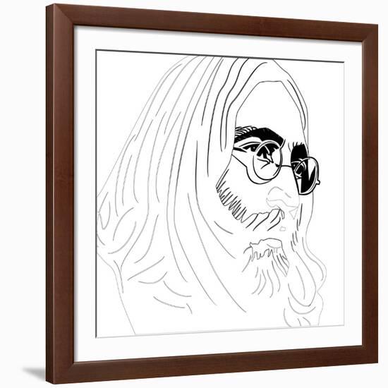 John Lennon-Logan Huxley-Framed Art Print