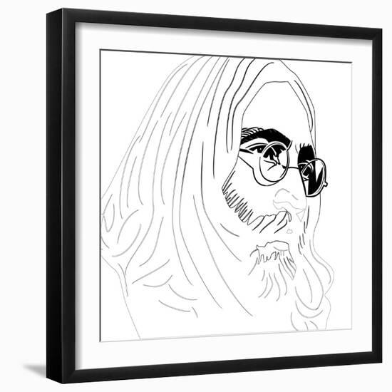 John Lennon-Logan Huxley-Framed Art Print