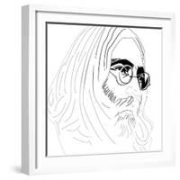 John Lennon-Logan Huxley-Framed Art Print