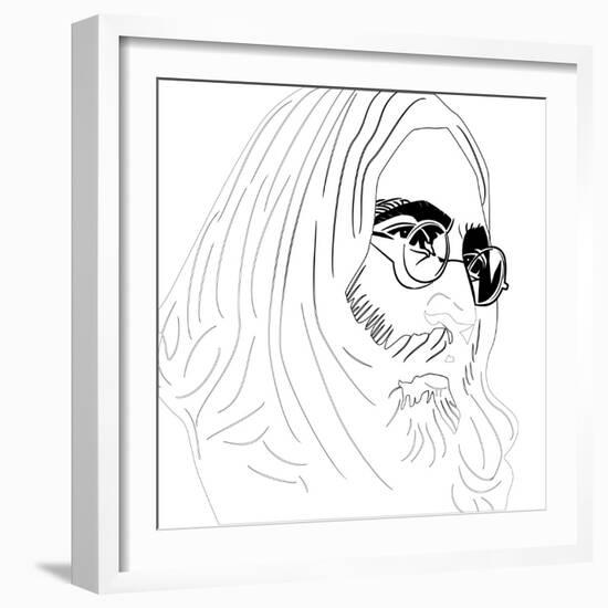 John Lennon-Logan Huxley-Framed Art Print