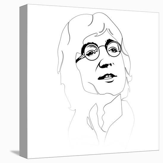 John Lennon-Logan Huxley-Stretched Canvas