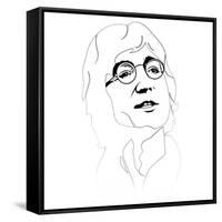 John Lennon-Logan Huxley-Framed Stretched Canvas