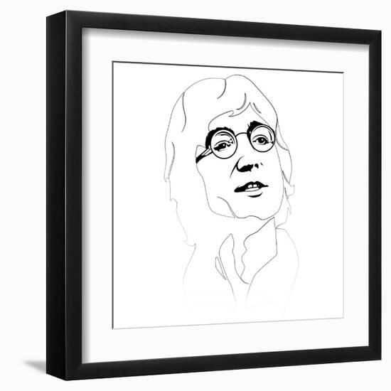 John Lennon-Logan Huxley-Framed Art Print