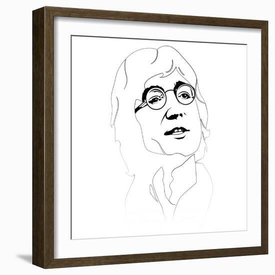 John Lennon-Logan Huxley-Framed Art Print