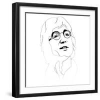 John Lennon-Logan Huxley-Framed Art Print