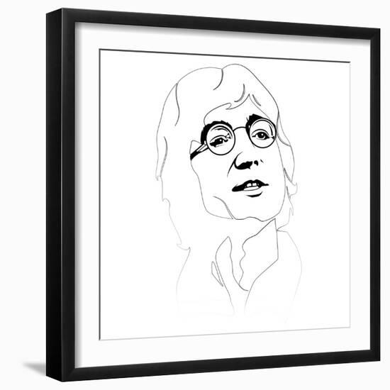 John Lennon-Logan Huxley-Framed Art Print