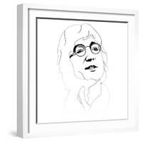 John Lennon-Logan Huxley-Framed Art Print