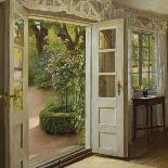 The French Windows-John Leopold Lubschitz-Stretched Canvas