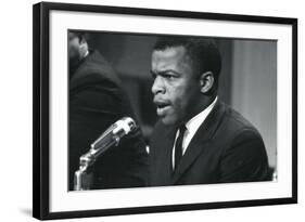 John Lewis at meeting of American Society of Newspaper Editors, Washington, DC-Marion S. Trikosko-Framed Photographic Print