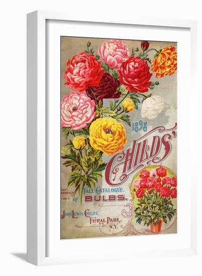 John Lewis Child's 1898 Fall Catalogue: Bulbs-null-Framed Art Print