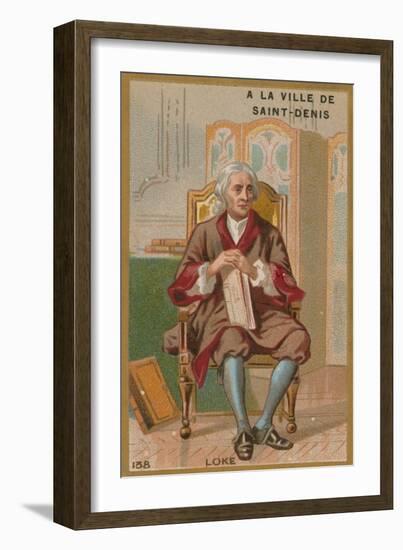 John Locke, English Enlightenment Philosopher-null-Framed Giclee Print