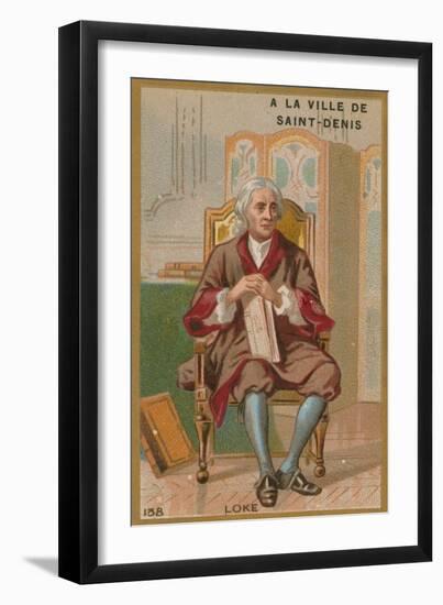 John Locke, English Enlightenment Philosopher-null-Framed Giclee Print