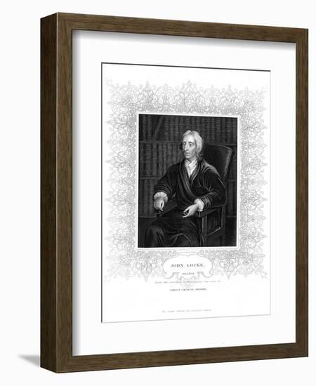 John Locke, English Philosopher, C1680-1704-Godfrey Kneller-Framed Giclee Print