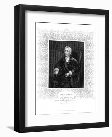 John Locke, English Philosopher, C1680-1704-Godfrey Kneller-Framed Giclee Print