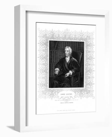 John Locke, English Philosopher, C1680-1704-Godfrey Kneller-Framed Giclee Print