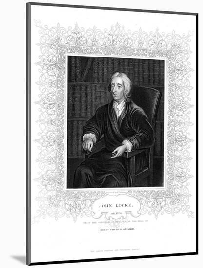 John Locke, English Philosopher, C1680-1704-Godfrey Kneller-Mounted Giclee Print