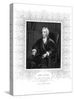 John Locke, English Philosopher, C1680-1704-Godfrey Kneller-Stretched Canvas