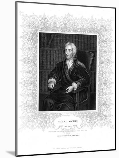 John Locke, English Philosopher, C1680-1704-Godfrey Kneller-Mounted Giclee Print